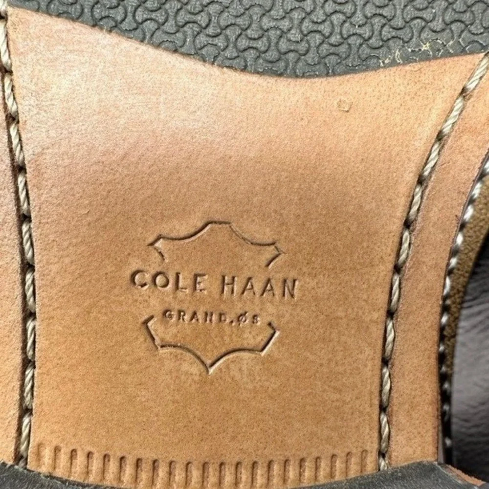 Cole Haan Sawyer Plain Oxford Shoes C35841 Mortar Nubuck Suede Beige Mens 10.5 M